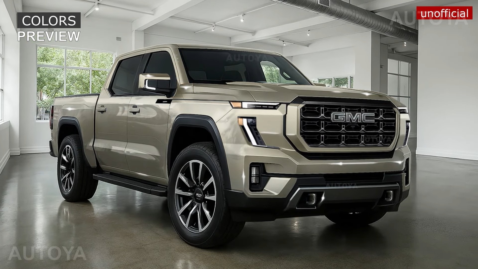 Rendering All New 2027 GMC Sierra 1500 Full Sizer Comes Out To Play 