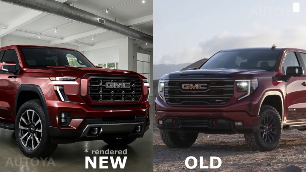 Rendering All New 2027 GMC Sierra 1500 Full Sizer Comes Out To Play