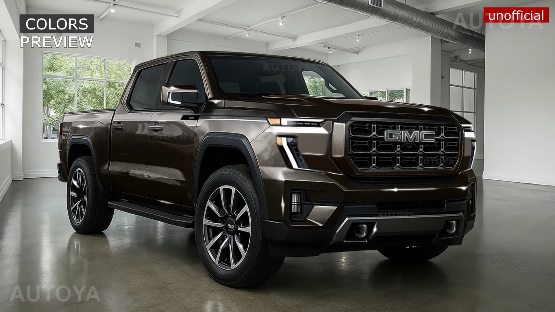 Rendering All New 2027 GMC Sierra 1500 Full Sizer Comes Out To Play 