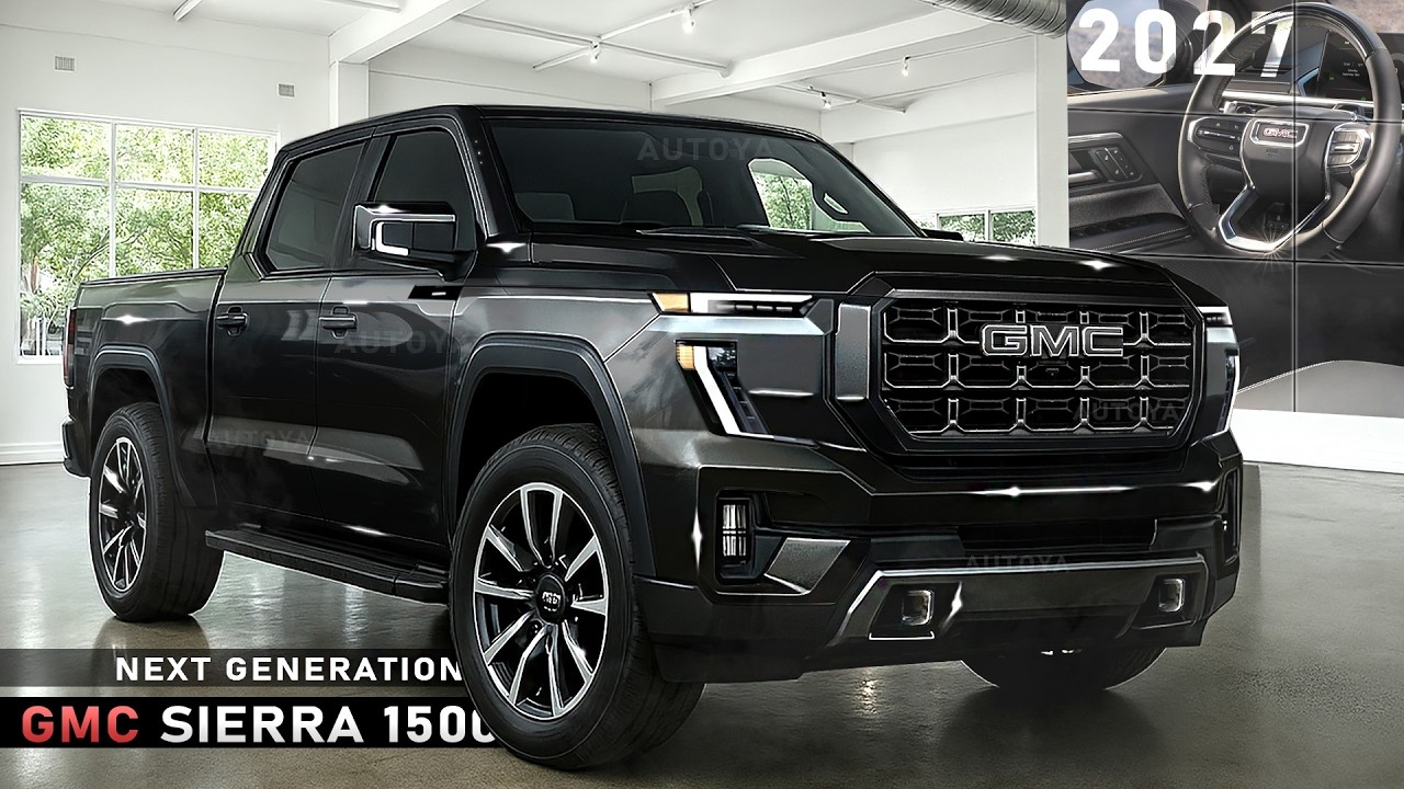 Rendering All New 2027 GMC Sierra 1500 Full Sizer Comes Out To Play 