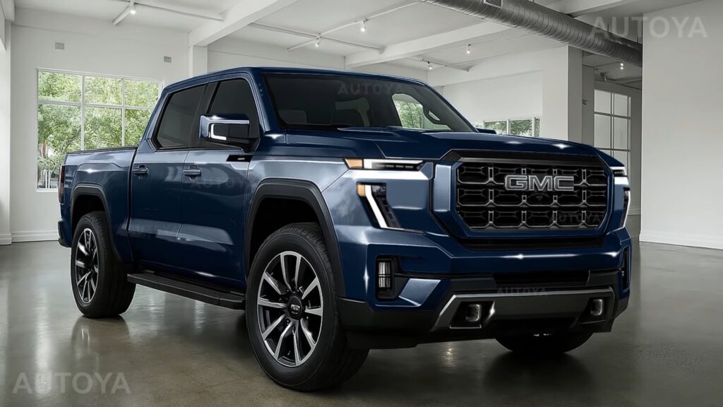 Rendering All New 2027 GMC Sierra 1500 Full Sizer Comes Out To Play